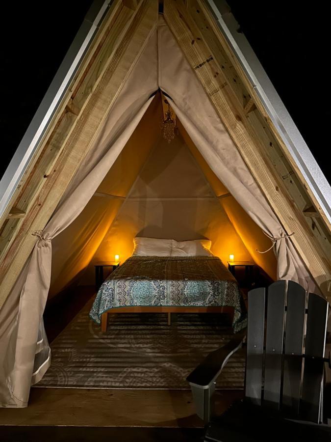 Bohamia - Cozy A-Frame Glamp On 268 Acre Forest Retreat Talladega Exterior foto